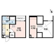 アミカルルーチェ南川(アミカルルーチェミナミカの間取り画像