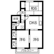 セジュール東曙 B棟の間取り画像