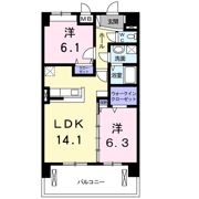 アルールⅠの間取り画像