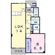 ベルヌーヴ Aの間取り画像
