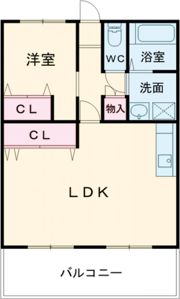 春陽館まつせの間取り画像