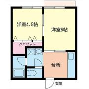 パナハイツ石田の間取り画像