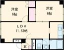 双葉グランドハイツの間取り画像