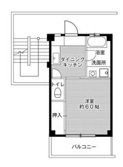 ビレッジハウス西尾1号棟の間取り画像