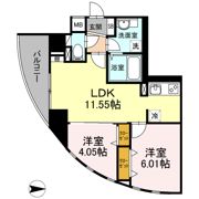 コンフォートレジデンス仙台東口の間取り画像