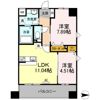 コンフォートレジデンス仙台東口の間取り画像