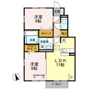 サザンメナー Bの間取り画像