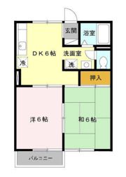 シェリールアタゴ ⅡⅢの間取り画像