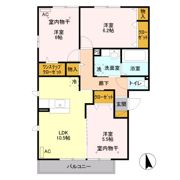 エルクレール古氷 Bの間取り画像