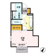カメリアパレスの間取り画像