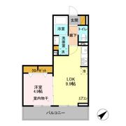 フェリーチェおおたかの森Ⅱの間取り画像