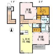 プルメリアの間取り画像
