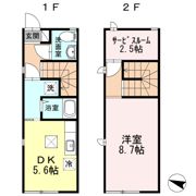 メゾネットみなみ Dの間取り画像