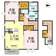 ソレイユ Aの間取り画像