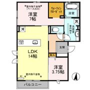 ソレイユMSⅡの間取り画像