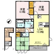 オリエンタルの間取り画像