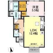 アリエッタ秋根Ⅱの間取り画像