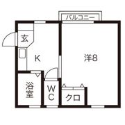 スワンロード・Kの間取り画像