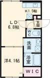 プレシェルト美園の間取り画像