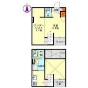 カーサ9名駅の間取り画像