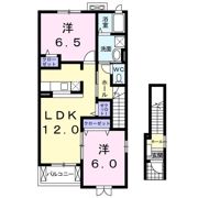 メゾンアモロッソⅠ番館の間取り画像