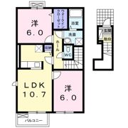 ルース デラ プレッソ Ⅱの間取り画像