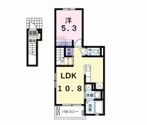 ルノワール Bの間取り画像