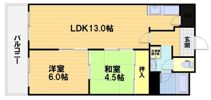 アサワハイツの間取り画像
