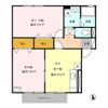 アムール宮沖 Bの間取り画像
