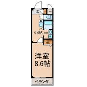 エスポワール川北の間取り画像
