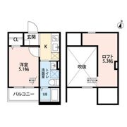 エアスト東中島(エアストヒガシナカジマ)の間取り画像