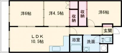 LIV+千歳(リブタス)の間取り画像