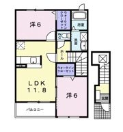 M．Kマンション Ⅷの間取り画像