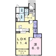 クラールDの間取り画像