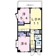 サニーカーサAの間取り画像