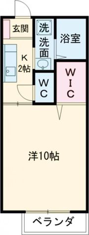 Tom's B棟の間取り画像