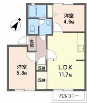 レジデンス赤坂の間取り画像