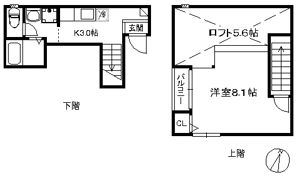 ポラリスヤナセIIの間取り画像