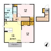 グレース Bの間取り画像