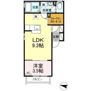 ウィルモア西新町の間取り画像