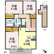 イストワールFⅢの間取り画像