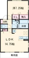 グリーンヴァレー B棟の間取り画像