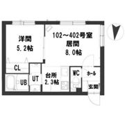 グランメール北24条駅前の間取り画像
