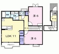 ソレーユ上曽根Aの間取り画像
