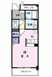 ジュネス里中の間取り画像