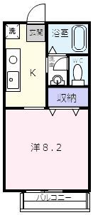 ジェムフォレスト B棟の間取り画像