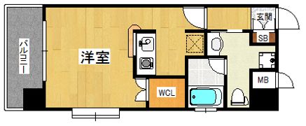 アソシアグロッツォ博多の間取り画像