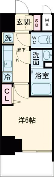 プレサンス兵庫駅前の間取り画像