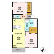 三の丸キャッスル Bの間取り画像