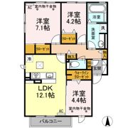 セジュール･Sの間取り画像